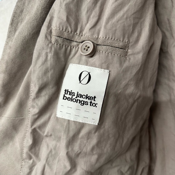 *new* DOMA Genuine Goat Suede Fringed Jacket LARGE - Picture 5 of 6